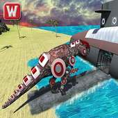 Underwater Robot Dino Transporter Submarine Game