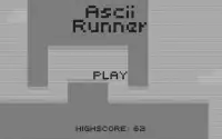 Ascii Runner Screen Shot 0