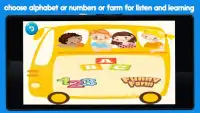 Educational games for kids : Alphabet,Numbers,Farm Screen Shot 1