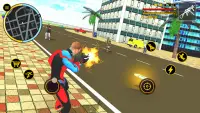 Flying Spider Super Hero - Vegas Crime City Battle Screen Shot 6