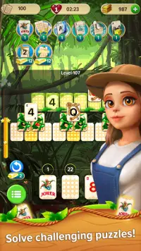 Little Tittle — Pyramid solitaire card game Screen Shot 1