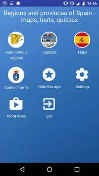 Spain Regions: Flags, Capitals and Maps Screen Shot 2