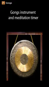 Gongs instrument and meditation timer Screen Shot 0