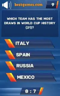 World Cup Quiz - FIFA World Cup 2018 Quiz Game Screen Shot 1