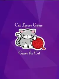 Cat Lovers Guess The Cat Game Screen Shot 11