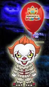 How To Draw Pennywise It (Pennywise It Drawing2) Screen Shot 0