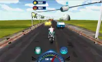 Speed Racing Moto Drag City Screen Shot 1