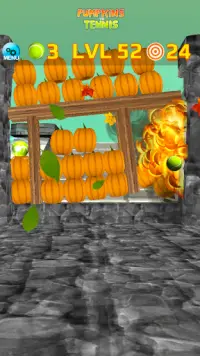 Pumpkins vs Tennis Knockdown Screen Shot 2