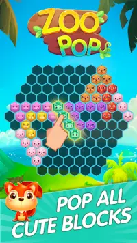 Zoo Pop - Block Puzzle Screen Shot 1