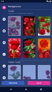 3D Red Rose Live Wallpaper Screen Shot 0