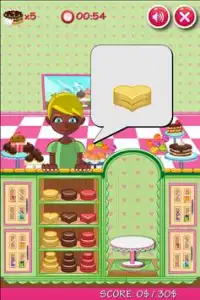 Kek Dükkanım Servisi - Yemek Pişirme Oyunları Screen Shot 3