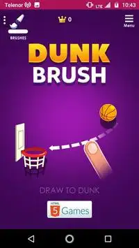 Dunk Brush Screen Shot 0