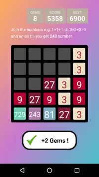 243 Puzzle Game Screen Shot 7