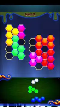 Neon Hexagon Block Puzzle Screen Shot 5