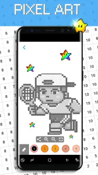 Sanbox Pixel Art - Color by Number:Number Coloring Screen Shot 4