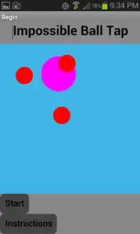Impossible Ball Tap Screen Shot 1