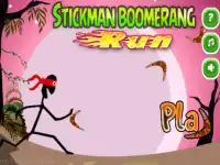 Stickman Boomerang Run Screen Shot 8
