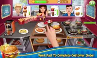 미친 버거 레시피 요리 게임 : 요리사의 이야기 Screen Shot 0