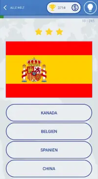 Das Flaggen der Welt - Quiz Screen Shot 10