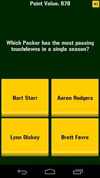 Fan Trivia: Green Bay Packers Screen Shot 0