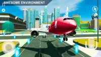 Vliegtuig Flight Pilot Simulator - Flight Games Screen Shot 0