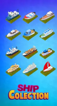 Merge Ships - Juego de fusión Click & Idle Tycoon Screen Shot 4