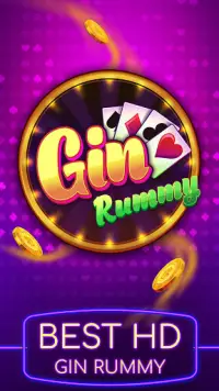 Gin Rummy HD - Offline Gin Rummy card game Screen Shot 0