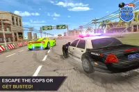 Police Car vs Gangster Car Chase- NY Cop Duty 2019 Screen Shot 8