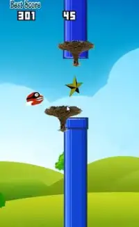 Red flying bird Screen Shot 2