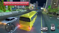 Trình điều khiển mô phỏng xe buýt: trò chơi lái x Screen Shot 1