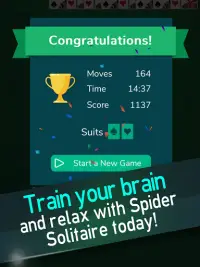 Spider Solitaire - Classic Solitaire Card Games Screen Shot 15