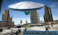 उड़ान UFO सिम्युलेटर अंतरिक्ष यान हमले पृथ्वी Screen Shot 0