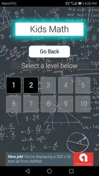 Kids Math Test Screen Shot 1