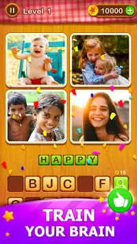 4 Pics Guess Word -Puzzle Game Screen Shot 0