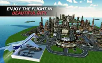 Miasto pilota samolotu grze Flight Simulator 2017 Screen Shot 3
