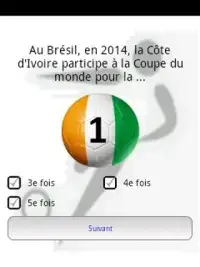 Quiz Football - Coupe du Monde Screen Shot 1