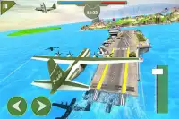 米軍輸送機 - 飛行機輸送船ゲーム Screen Shot 9