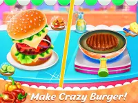 Burger Maker Fast Food Cucina gioco Screen Shot 0