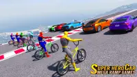 Superhero Car: Mega Ramp Games Screen Shot 6