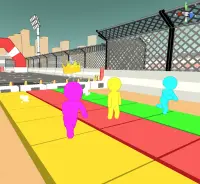 Super Stickman Fun Race 3D - Running Ladder Race Screen Shot 2