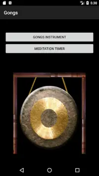 Gongs instrument and meditation timer Screen Shot 2