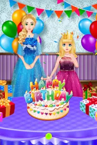 かわいい女の子の誕生日のお祝いパーティー: 女の子のゲーム Screen Shot 0