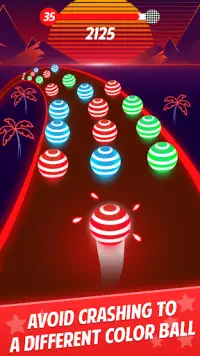 Color Road Ball Dancing Game Screen Shot 3