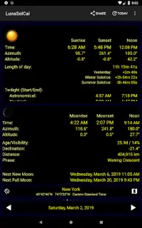 LunaSolCal Mobile Screen Shot 8