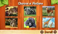 Zoo  Jigsaw Puzzles Brain Games for Kids FREE Screen Shot 1