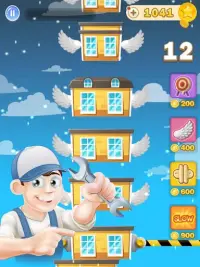 Skyscraper stack-Tower building game Screen Shot 1