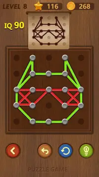 Line puzzle-Logical Practice Screen Shot 1