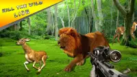 Vahşi aslan avı geyik hayatta kalma Screen Shot 1
