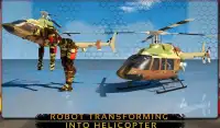 हेलीकॉप्टर रोबोट परिवर्तन Screen Shot 12