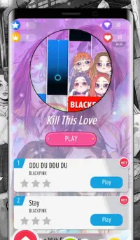 BLACKPINK Piano Dream Tiles Screen Shot 0